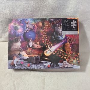 Fred Galaxy Cats by Jennifer Norwood, 1000 Pcs Puzzle, Multicolored 20x28inches